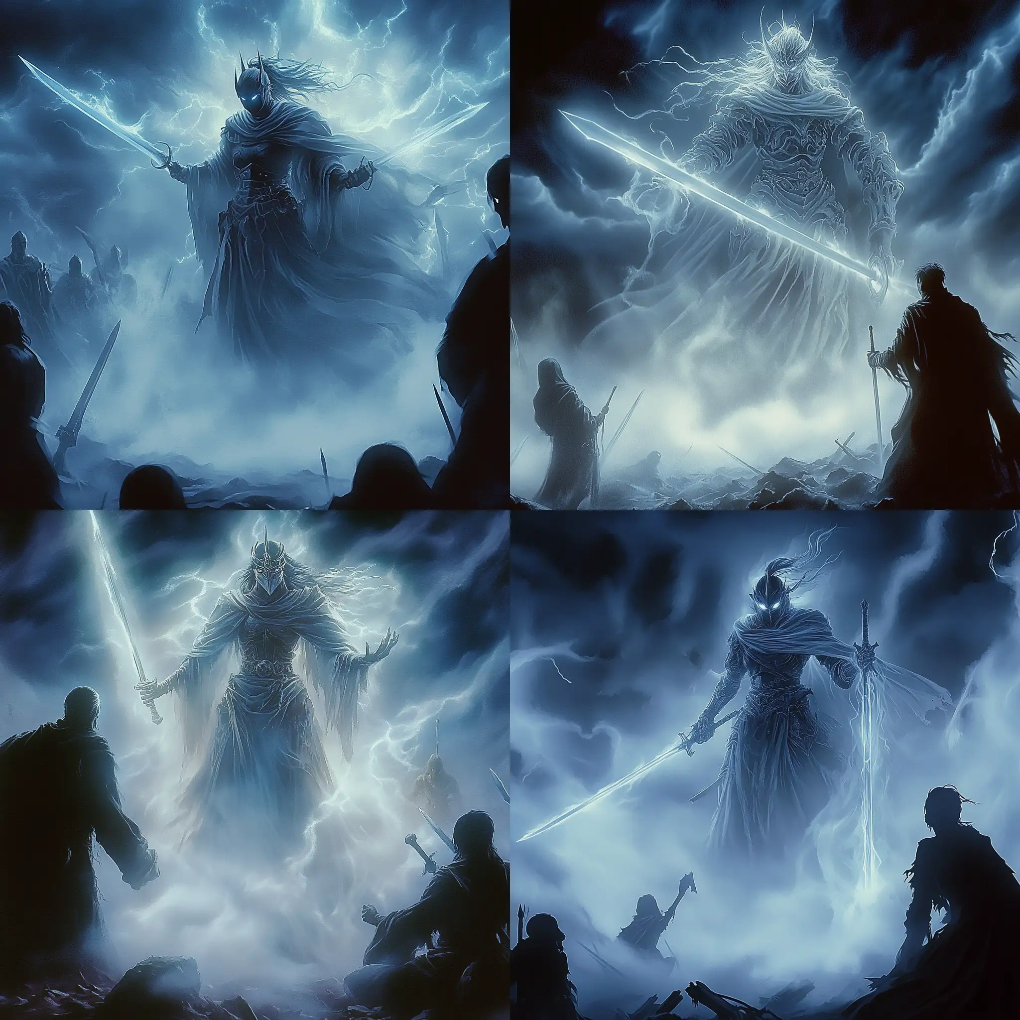 Fierce-Female-Warrior-Battling-Ethereal-Spirit-in-1990-Anime-Style