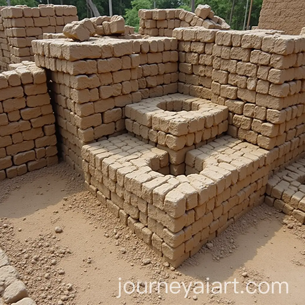 Traditional-Process-of-Manufacturing-Mud-Bricks-in-Rural-Setting