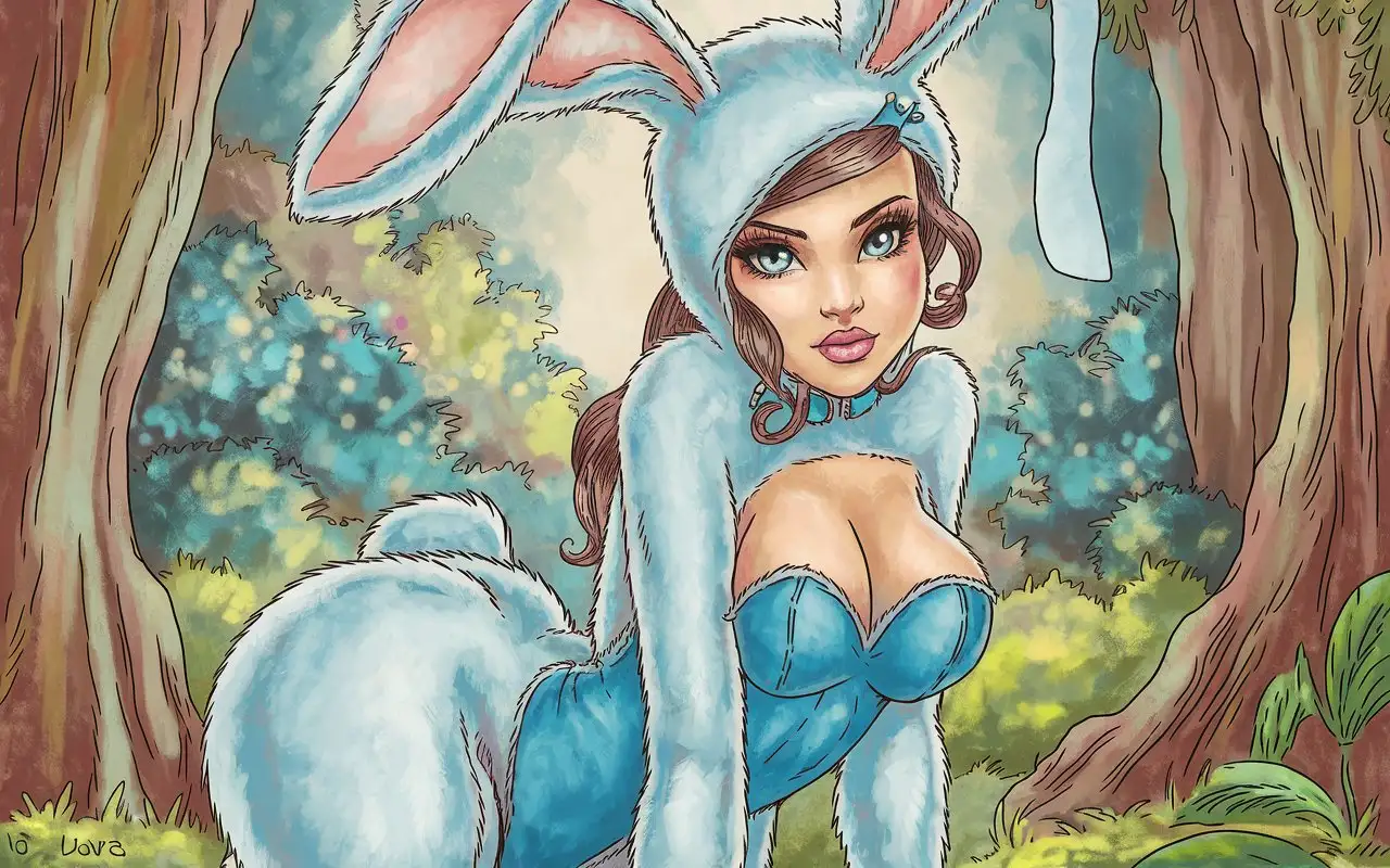 Fantasy-Bunny-Character-in-Pastel-Furry-Art-Style