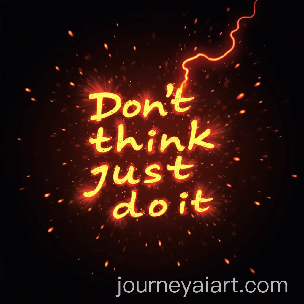 Motivational-Wallpaper-with-Dont-Think-Just-Do-It-Featuring-Fire-and-Lightning-Effects