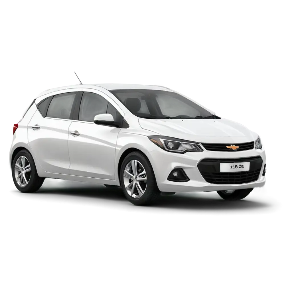 PNG-Image-of-White-Chevrolet-Onix-Car-HighQuality-Illustration-for-Versatile-Use