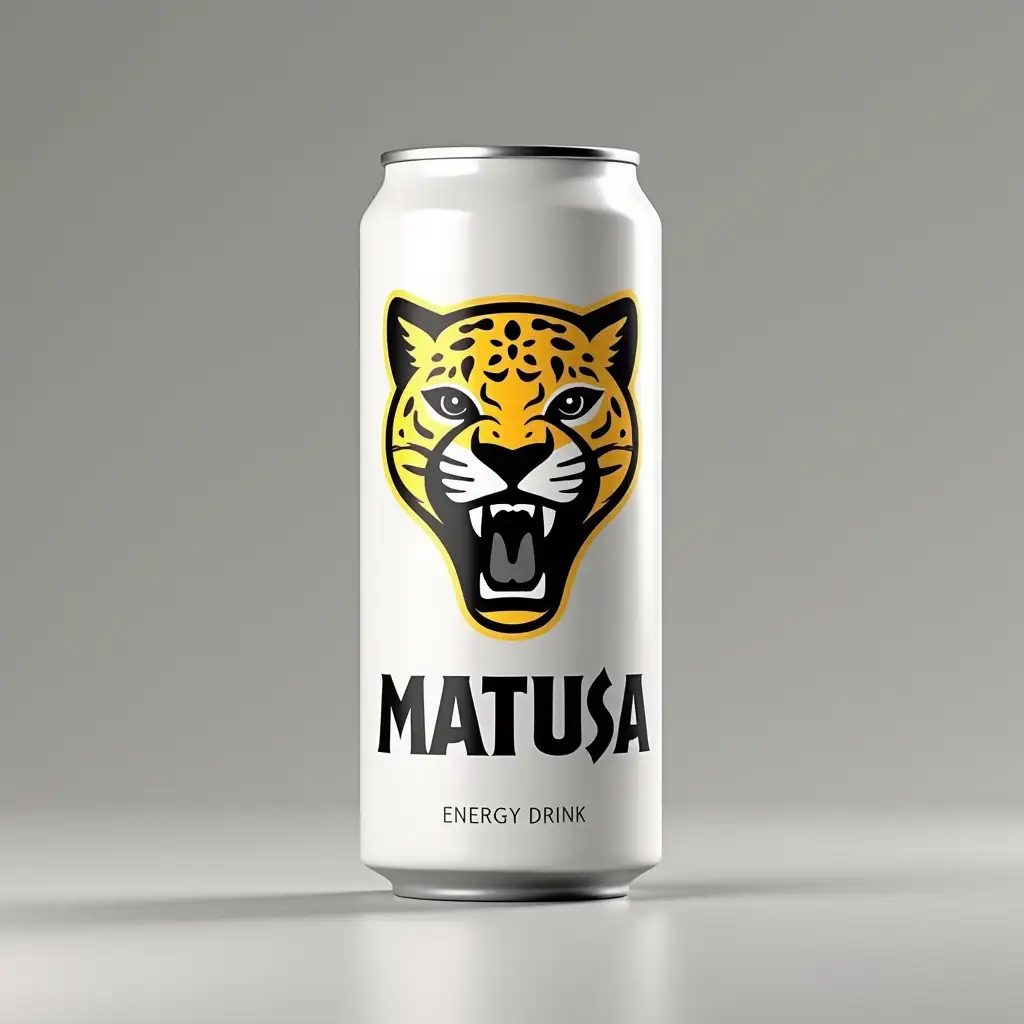 MATUSA-Energy-Drink-with-Jaguar-Symbol-on-White-Can