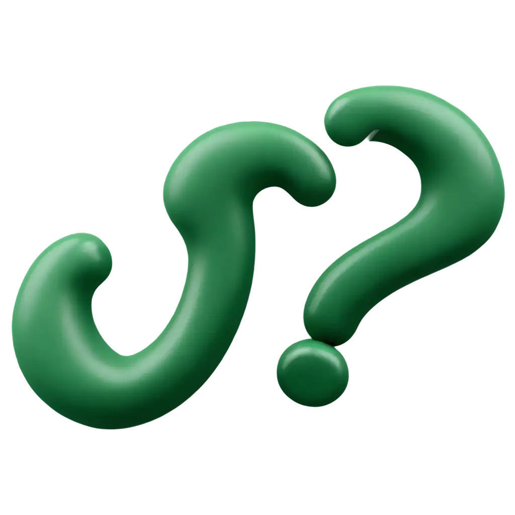 Create-a-HighQuality-3D-Dark-Green-PNG-Question-Mark-for-Versatile-Digital-Use