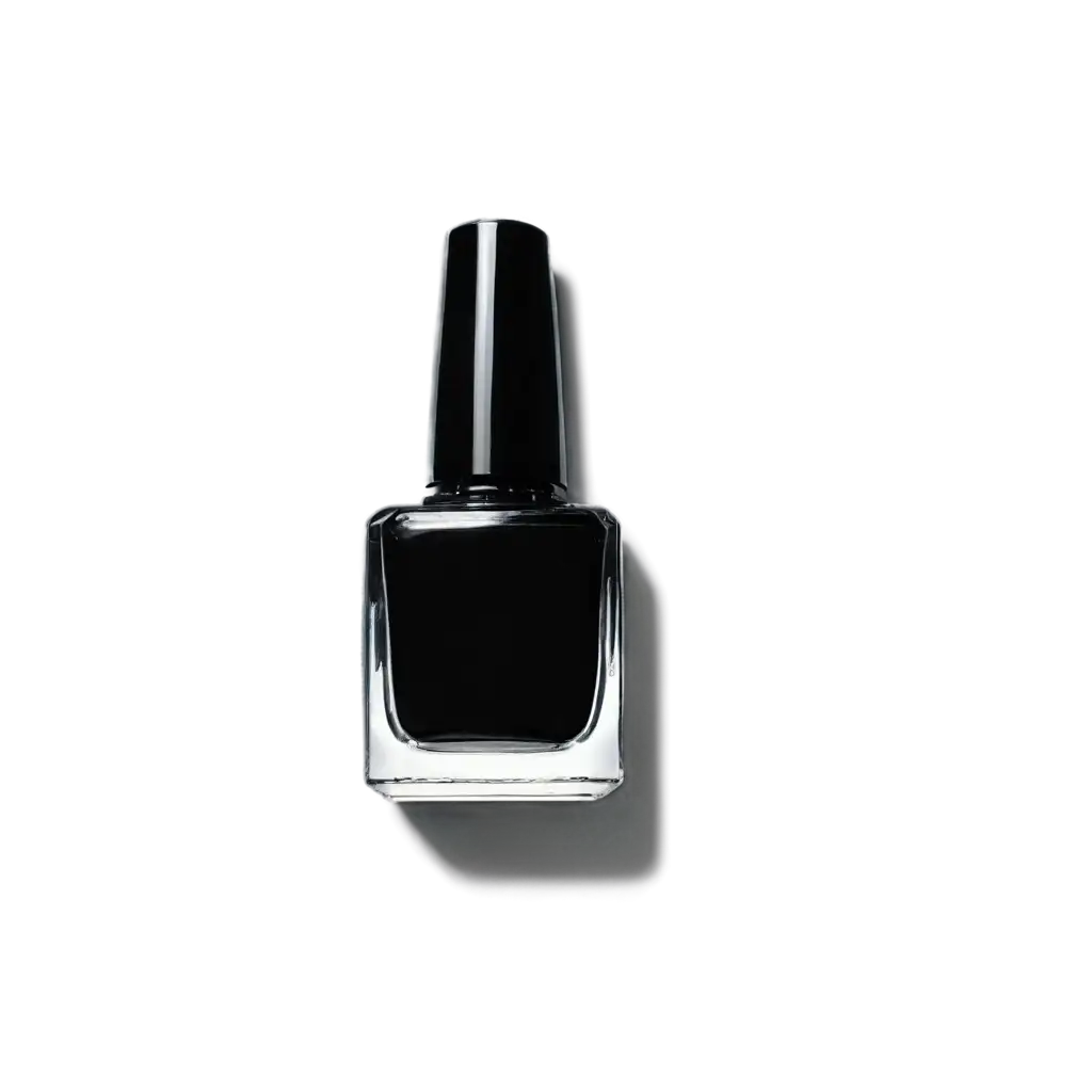 HighQuality-PNG-Image-of-Open-Nail-Polish-Bottle-Outline