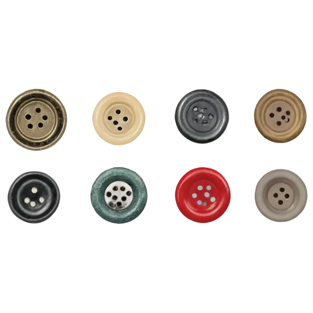 Diverse-Old-Shirt-Buttons-in-PNG-Format-A-Colorful-Collection-for-Creative-Use