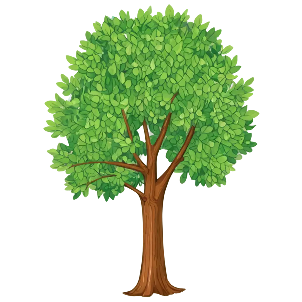 Tree-Clipart-PNG-for-Kids-Fun-Bright-and-Versatile-Illustration-for-Creative-Projects