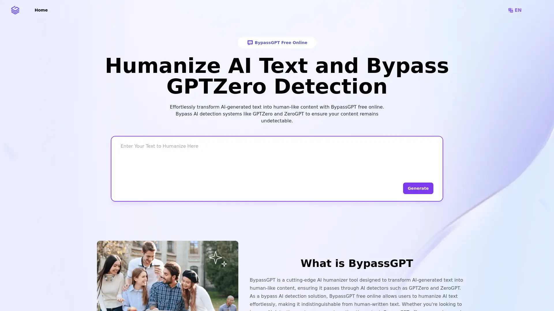 Effortlessly humanize AI text and bypass AI detection.