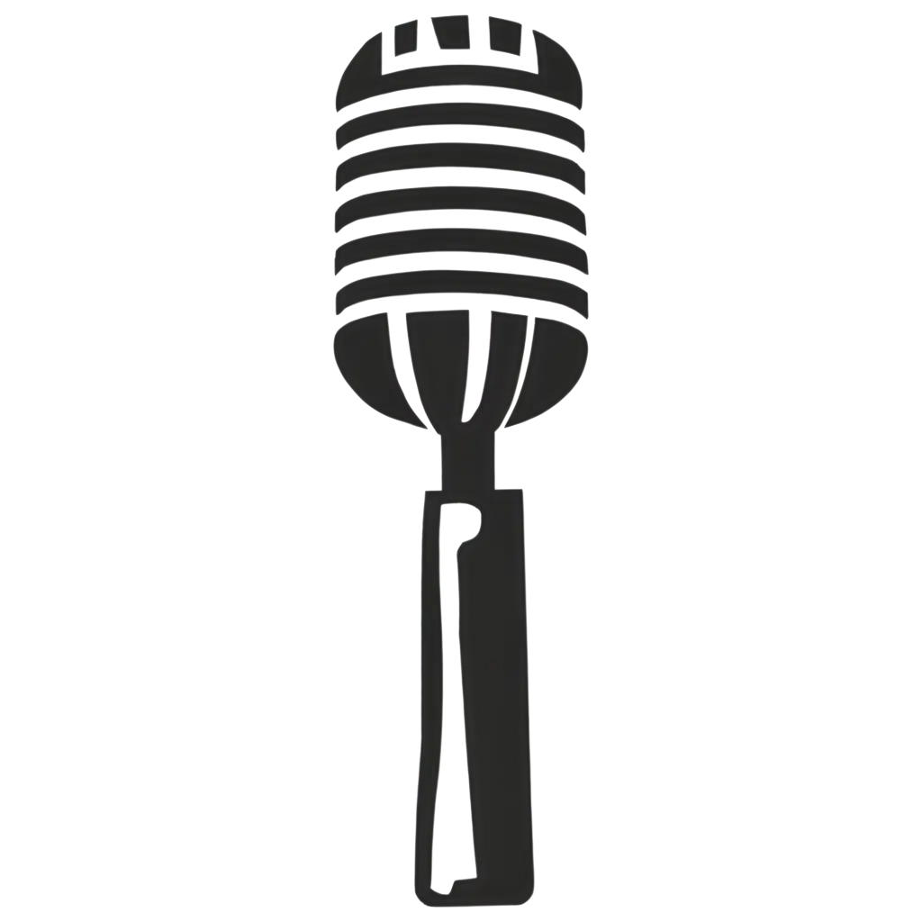 Black-Microphone-Emoji-PNG-for-Clear-and-Versatile-Use