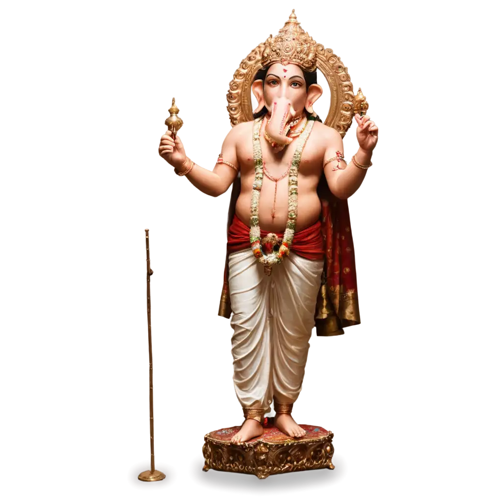 HighQuality-PNG-Image-Standing-Camera-Look-in-Lord-of-Ganapathi-Devotional