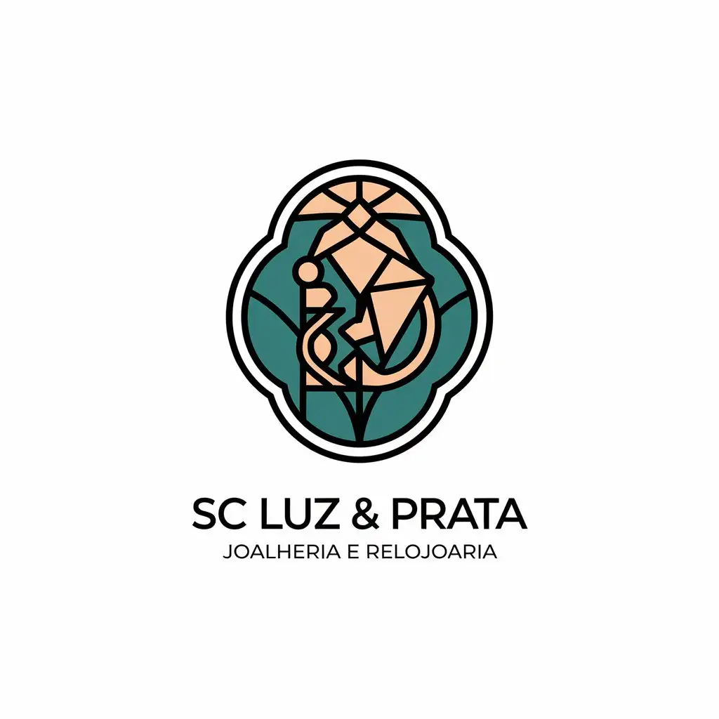 LOGO Design for SC Luz Prata Jewelry and Watchmaking Theme with Elegant Typography