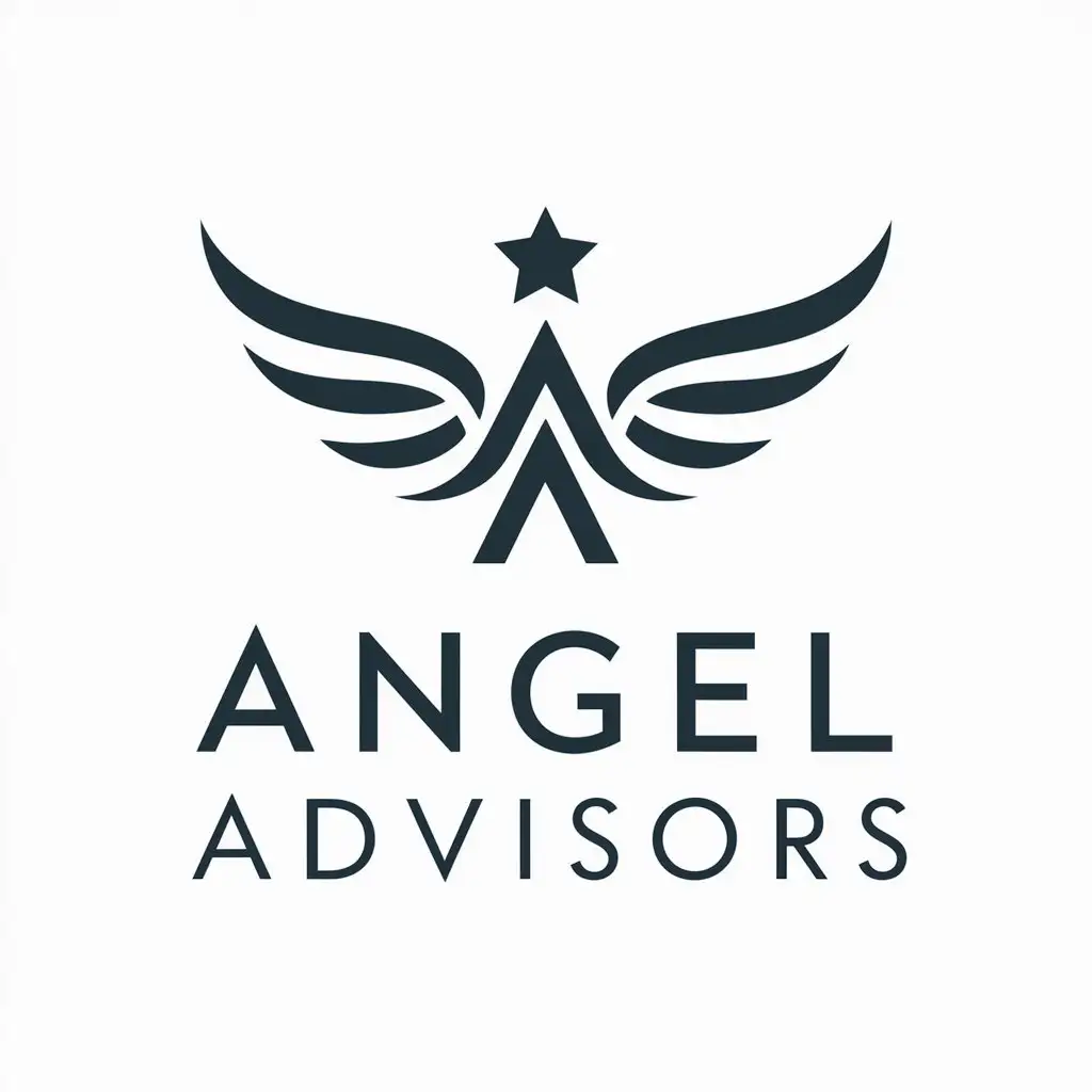 LOGO Design for Angel Advisors Minimalistic Vector Design for Management Consulting Firm