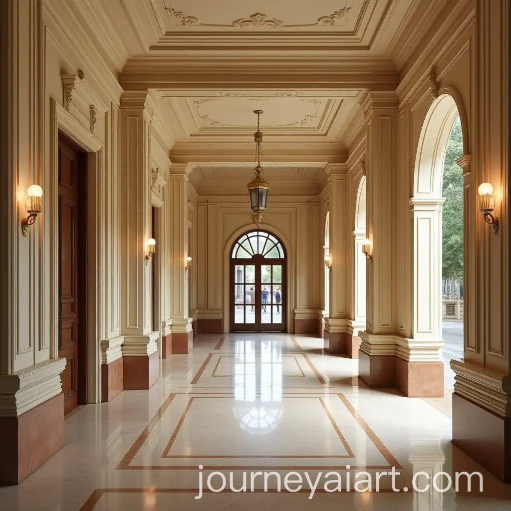 Interior-of-Indian-Army-Headquarters-with-Classical-Theme-and-Wall-Moldings