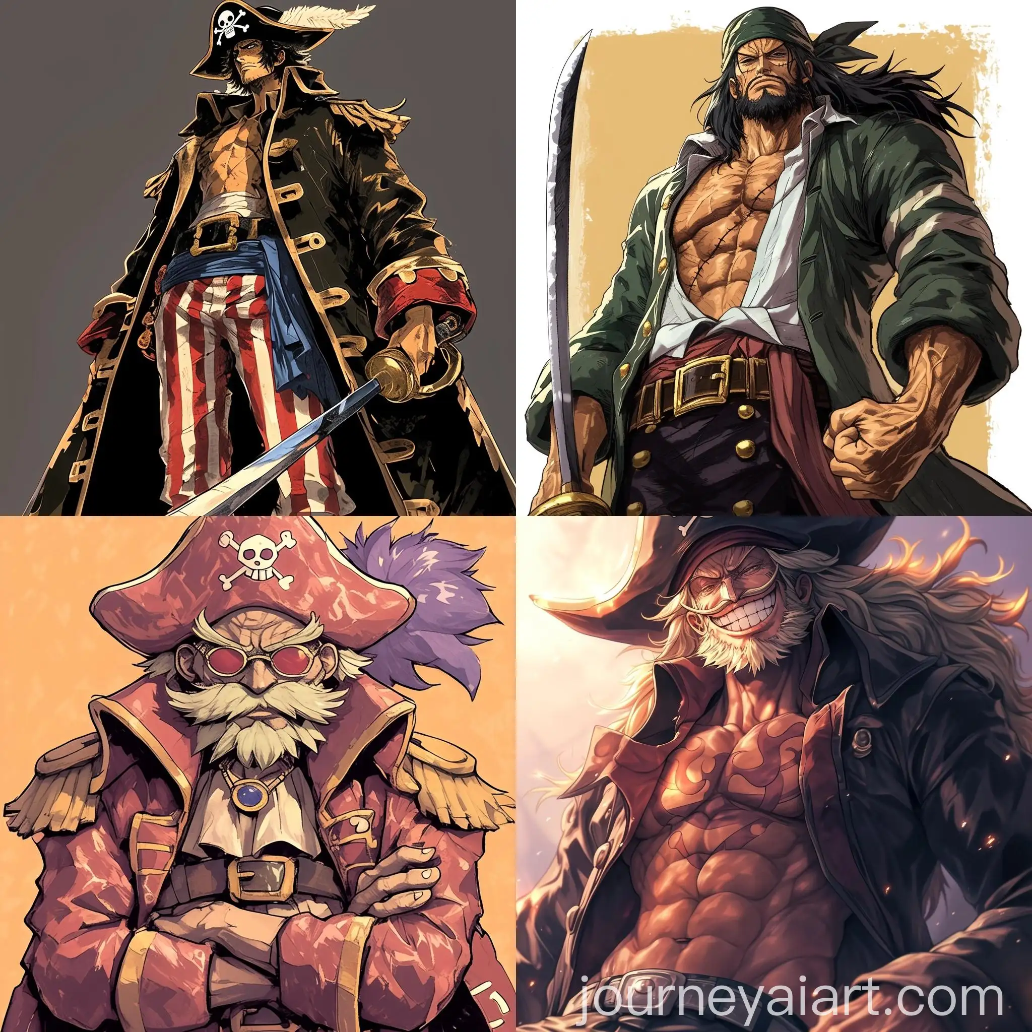 Stylized-Pirate-Character-from-Anime-One-Piece-Manga-Art