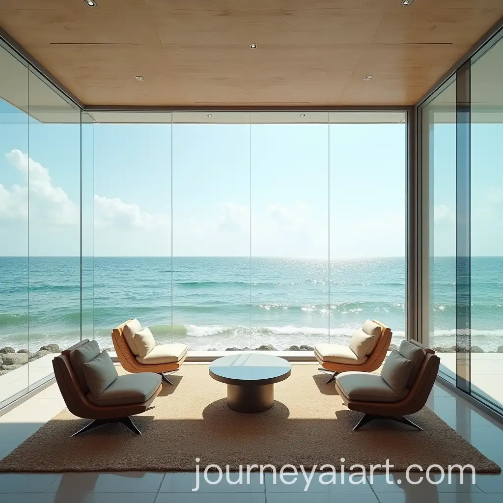 Chill-Beachfront-Room-with-Glass-Walls-for-Relaxed-Meetings