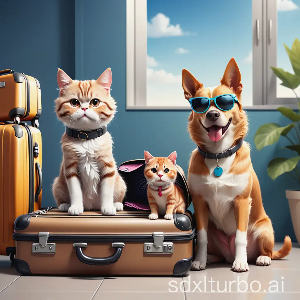 Dog-and-Cat-Packing-Suitcases-for-Vacation-Realistic-Style