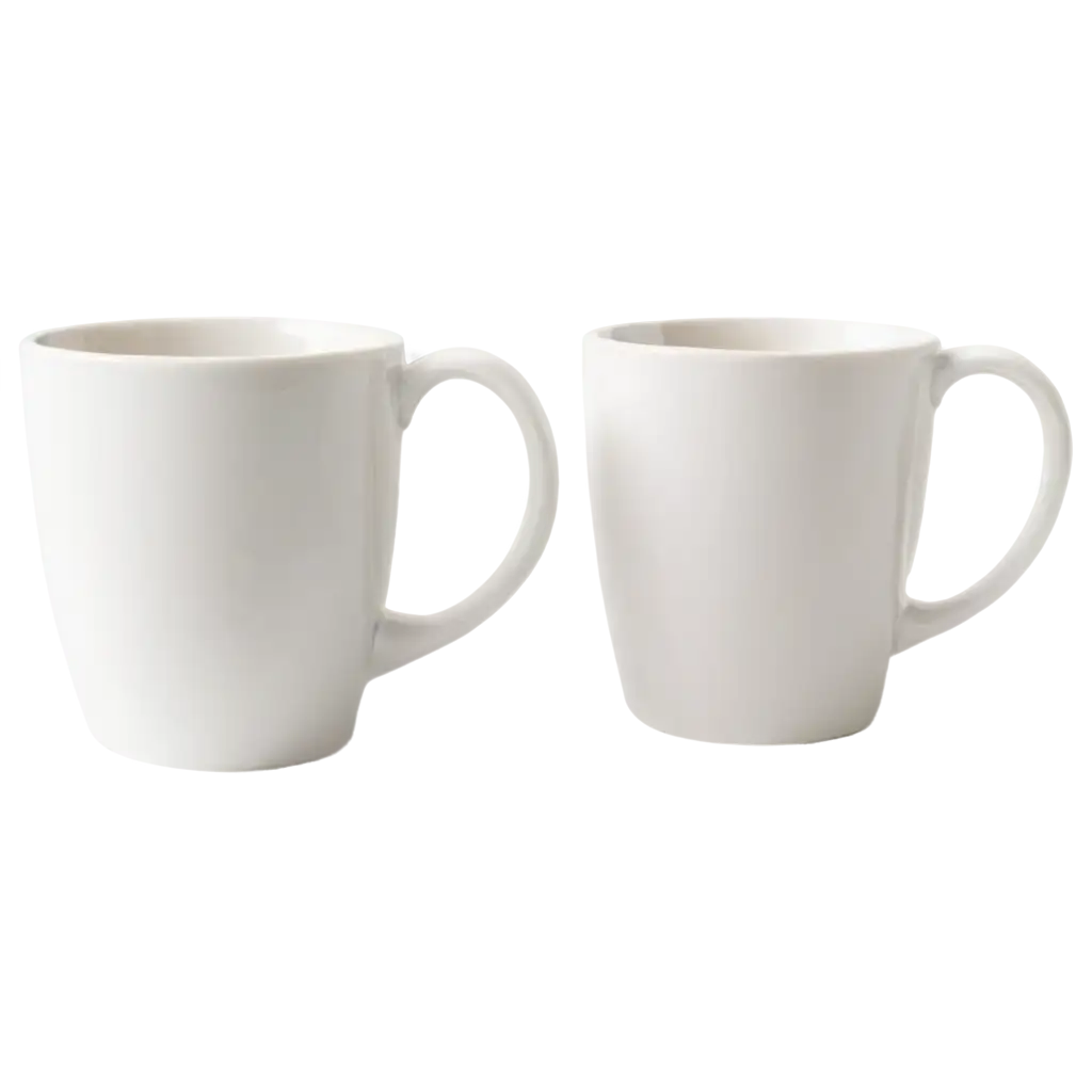 Two-White-Mugs-PNG-Image-High-Quality-and-Versatile-for-Various-Applications