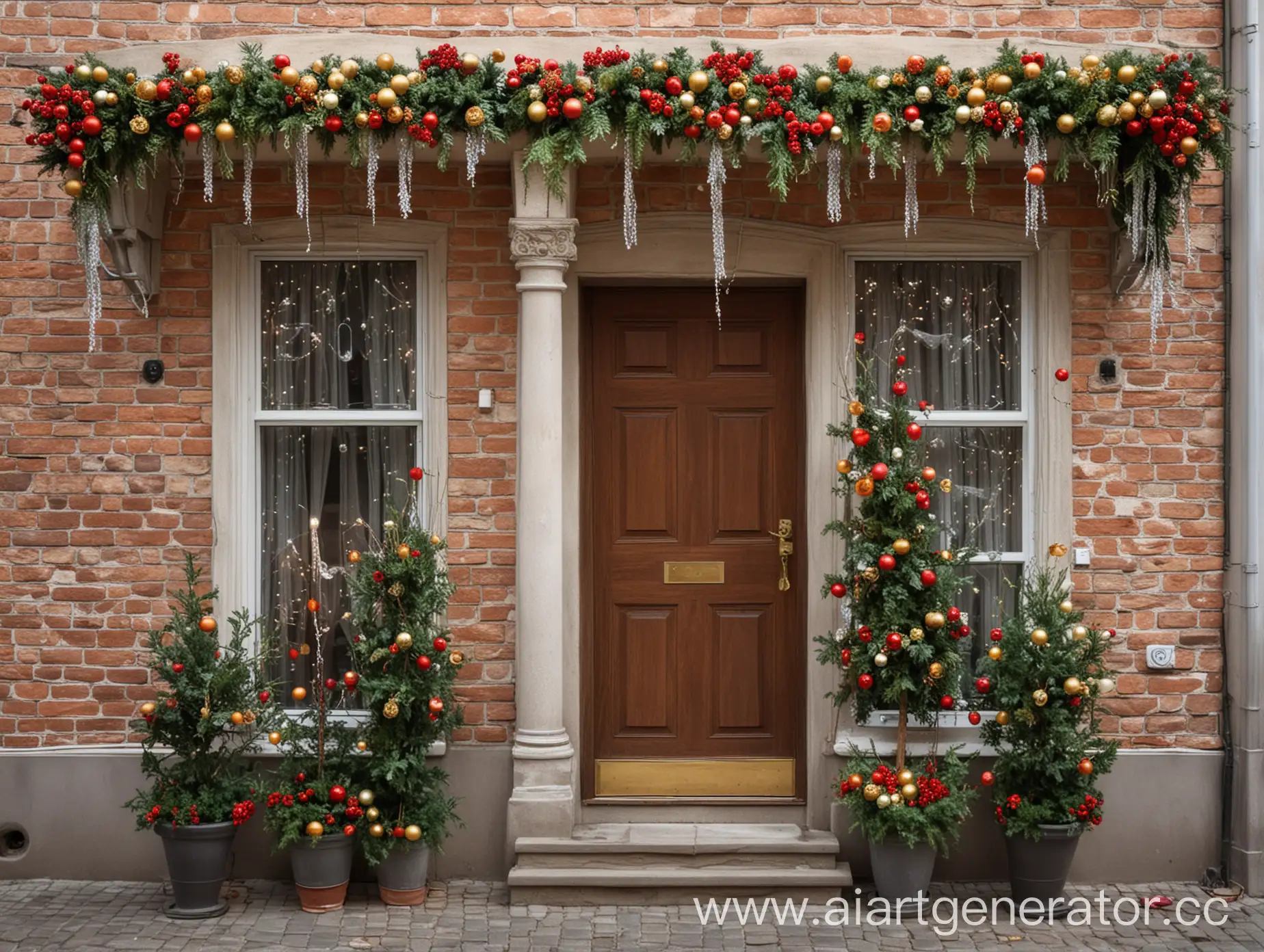 House-Facade-Decoration-with-Garlands