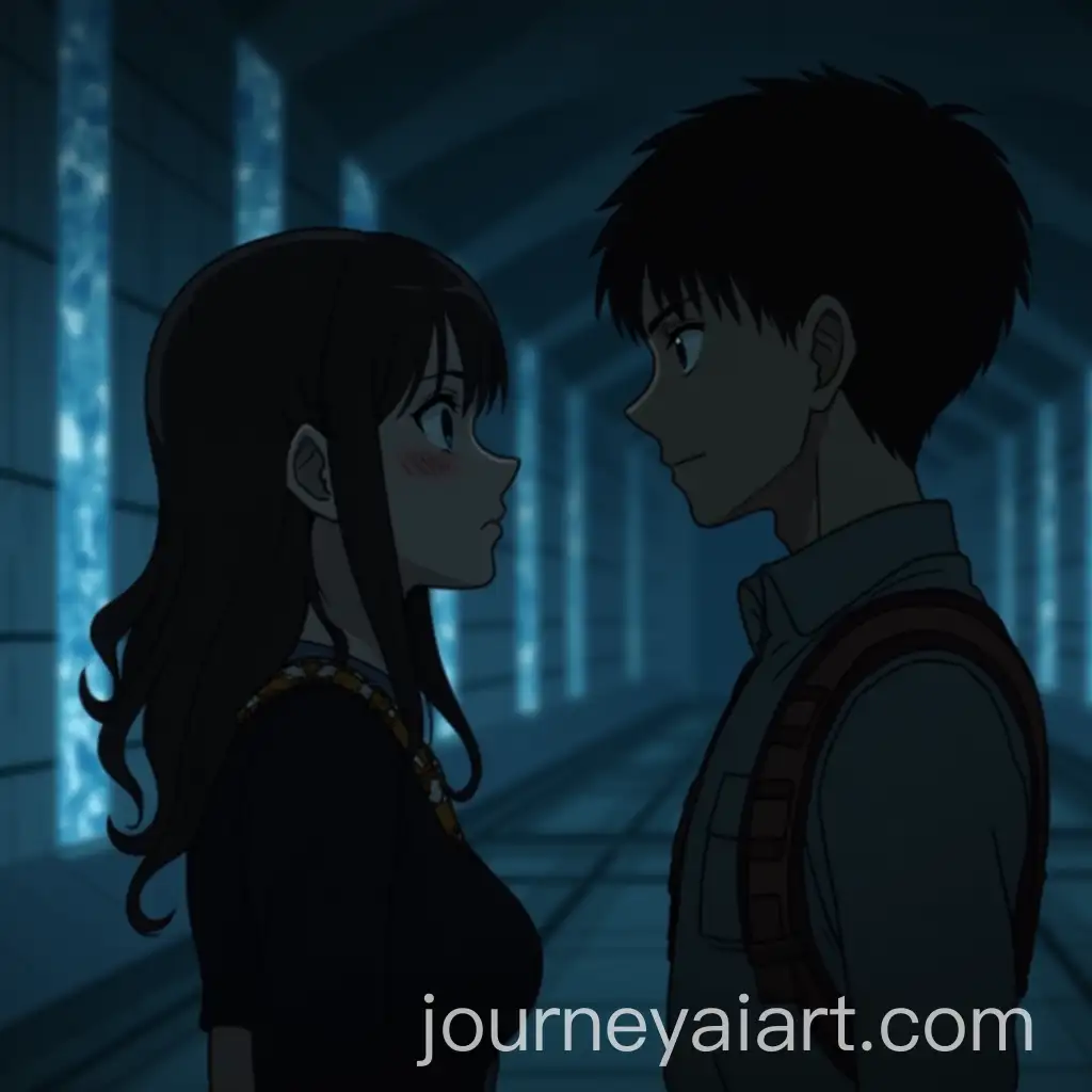 Freckled-Woman-and-Levi-Ackerman-in-Underground-Crystals