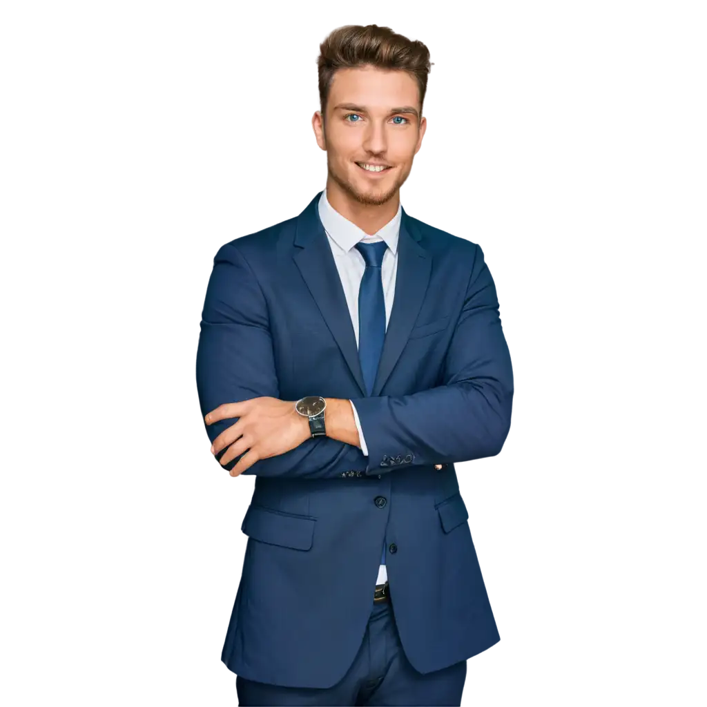 Professional-PNG-Headshot-of-a-Confident-Young-Man-in-a-Dark-Blue-Suit-for-HighQuality-Image-Use