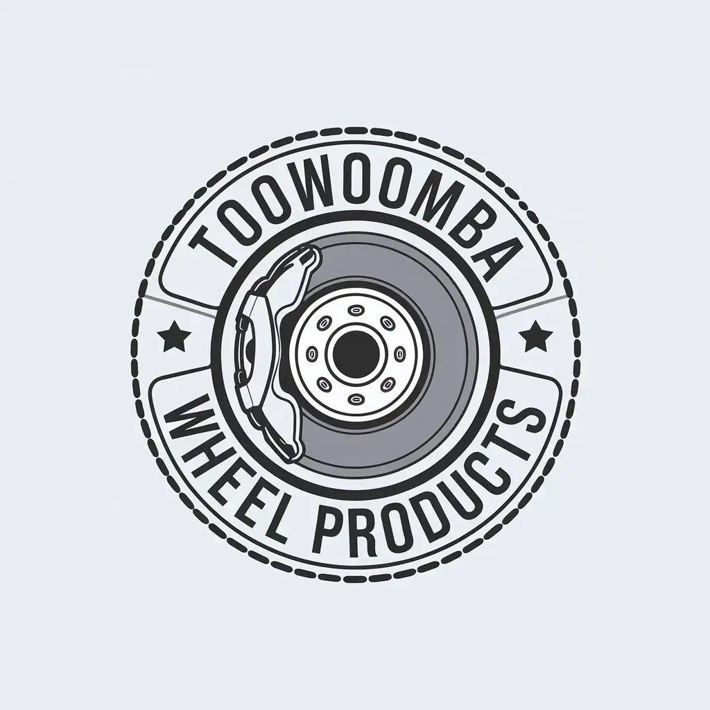 LOGO Design for Toowoomba Wheel Products Brake Drum and Shoe T with Clarity and Precision