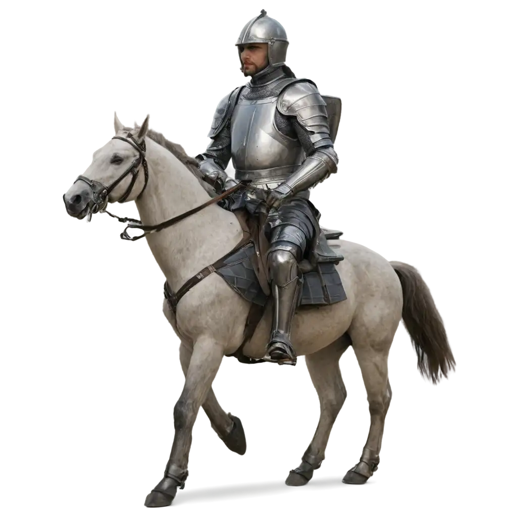 Man-in-Battle-Armor-Riding-a-Horse-with-a-Spear-PNG-Image-for-Historical-and-Fantasy-Designs