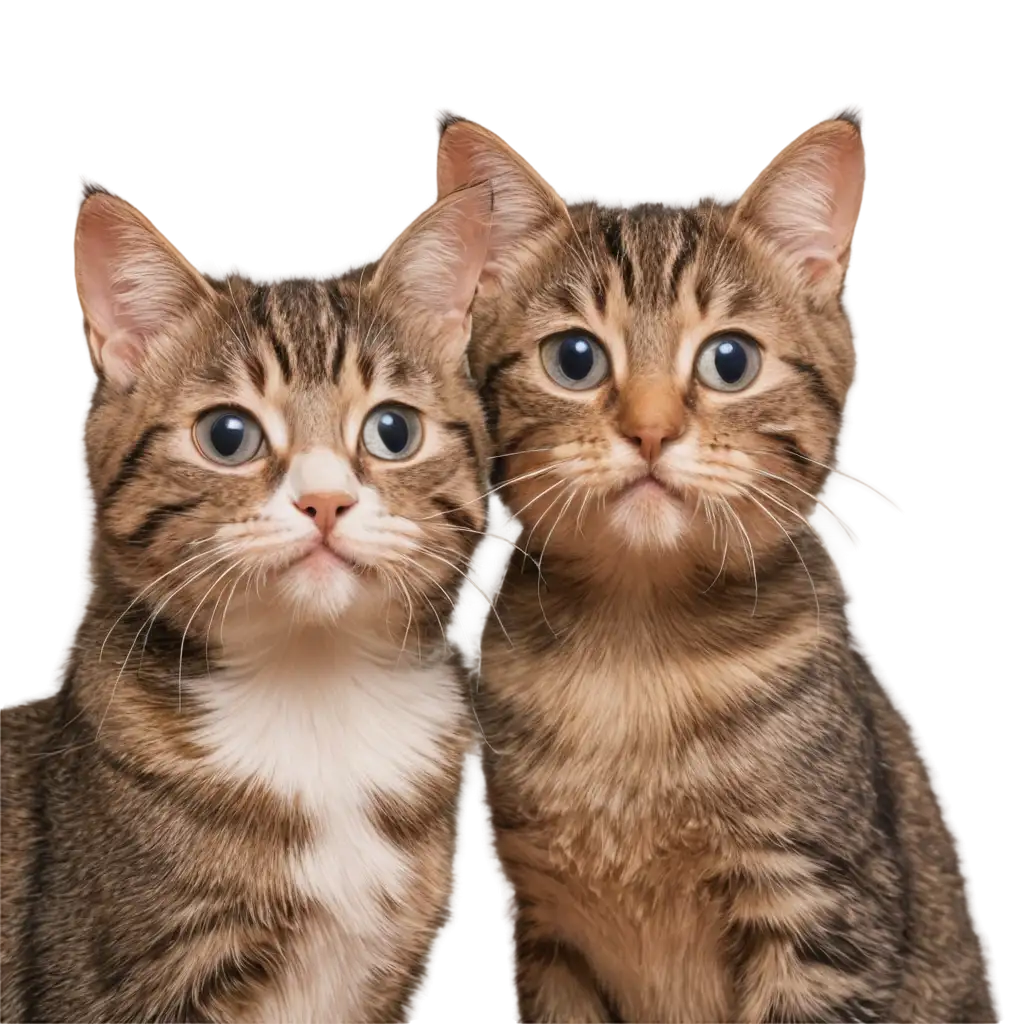 HighQuality-PNG-Image-of-Two-Cats-Kidding-AIGenerated-Artwork