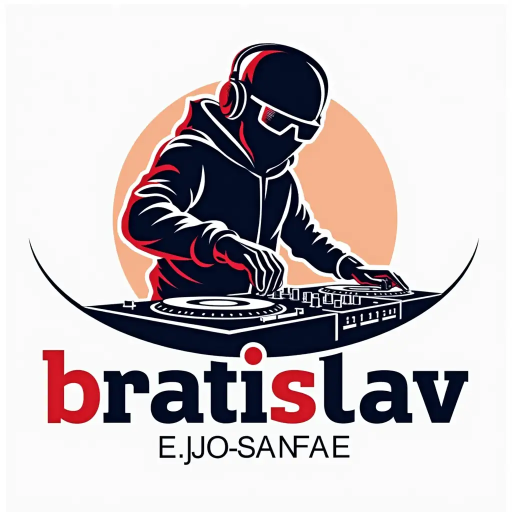 DJ-BRATISLAV-Logo-Design-with-Modern-and-Vibrant-Style