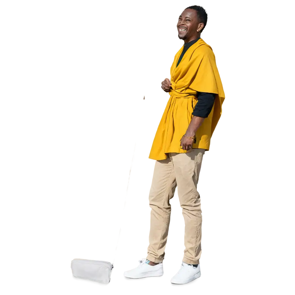 HighQuality-PNG-Image-of-a-Happy-Black-Ethnic-Man-in-Yellow-Cloth