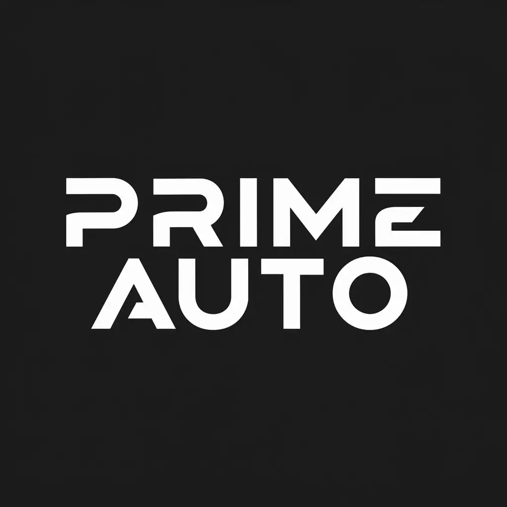 LOGO-Design-For-Prime-Auto-Modern-Font-with-Future-Style-for-Automotive-Industry