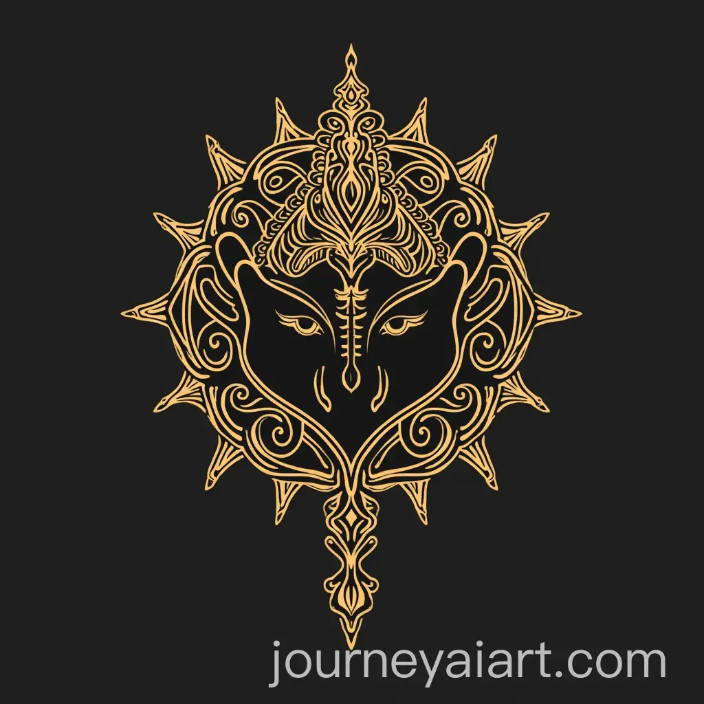 Luxury-Fashion-Brand-Logo-with-Vedanta-Vibes-and-Varaha-Avatar