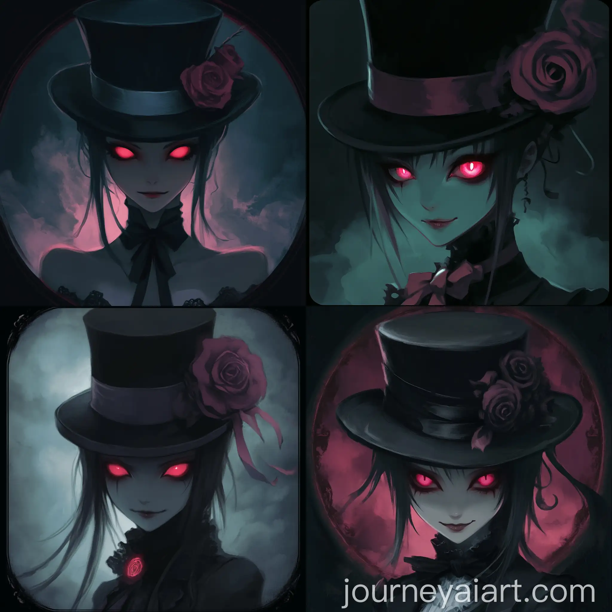 Mysterious-Anime-Character-with-Elegant-Top-Hat-and-Glowing-Red-Eyes