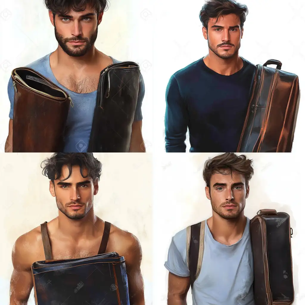 Masculine-Man-in-Modern-Clothing-with-Background-Elements