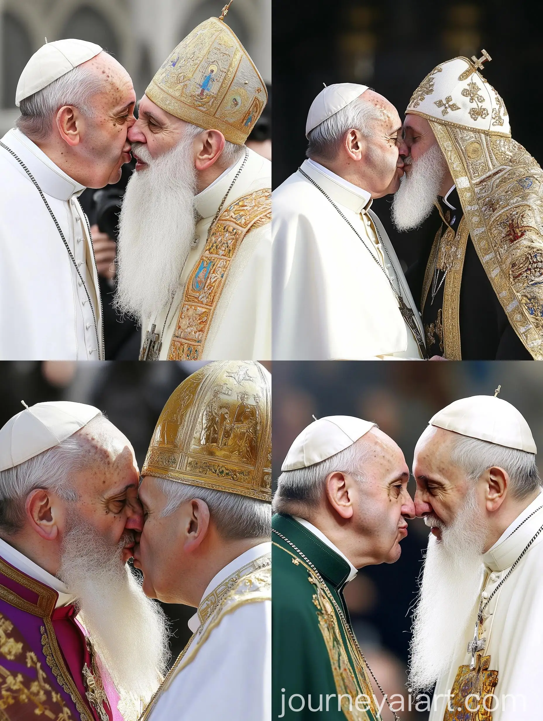 Pope-Roman-Kisses-Patriarch-Kirill-in-Vatican-Meeting