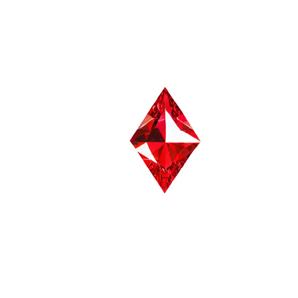 Red-Color-Diamond-Shape-with-Number-1-HighQuality-PNG-Image-for-Versatile-Applications