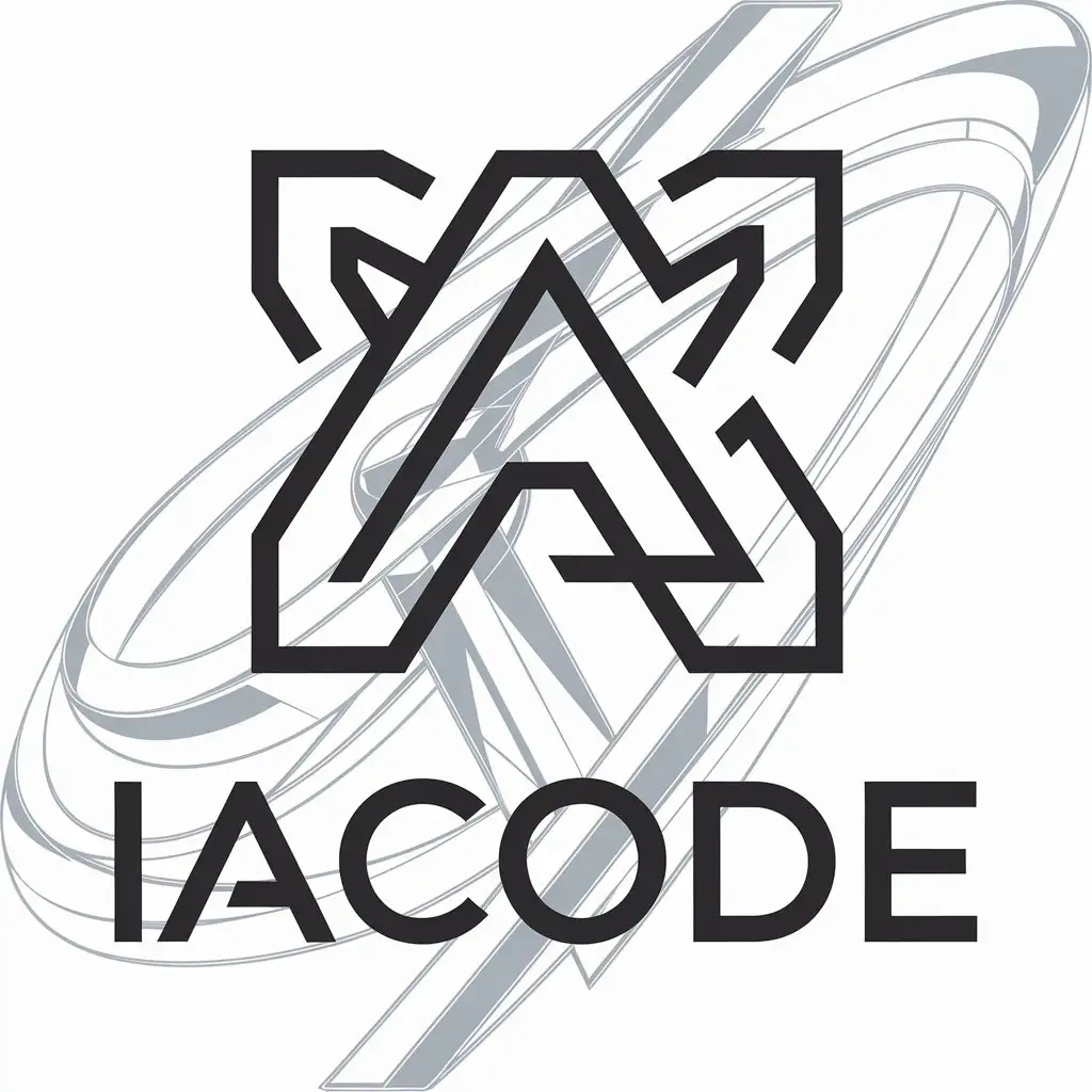 LOGO-Design-for-iaCODE-Vector-Art-with-Complex-Typography-and-Clear-Background