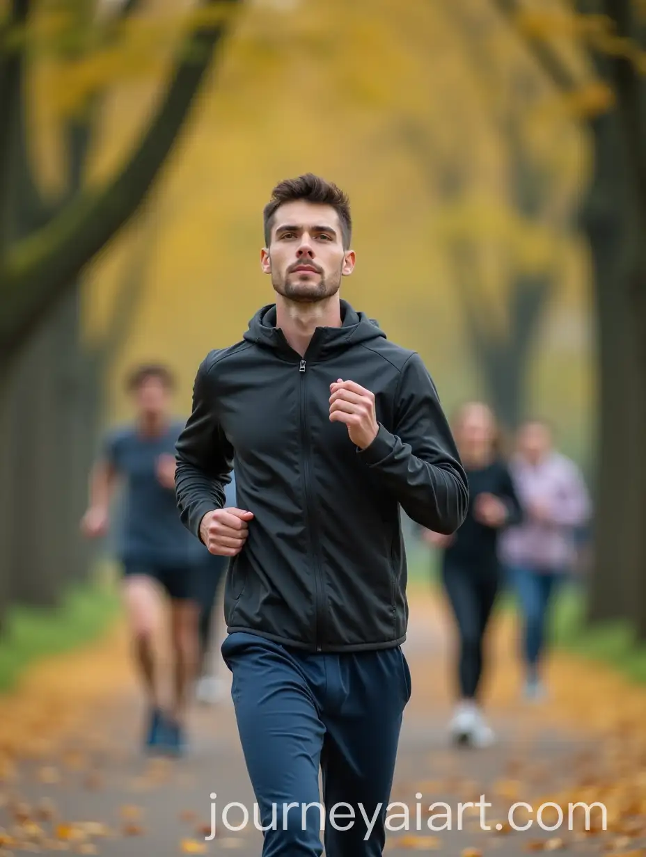 Young-Man-Runner-Taking-a-Rest-in-the-Park