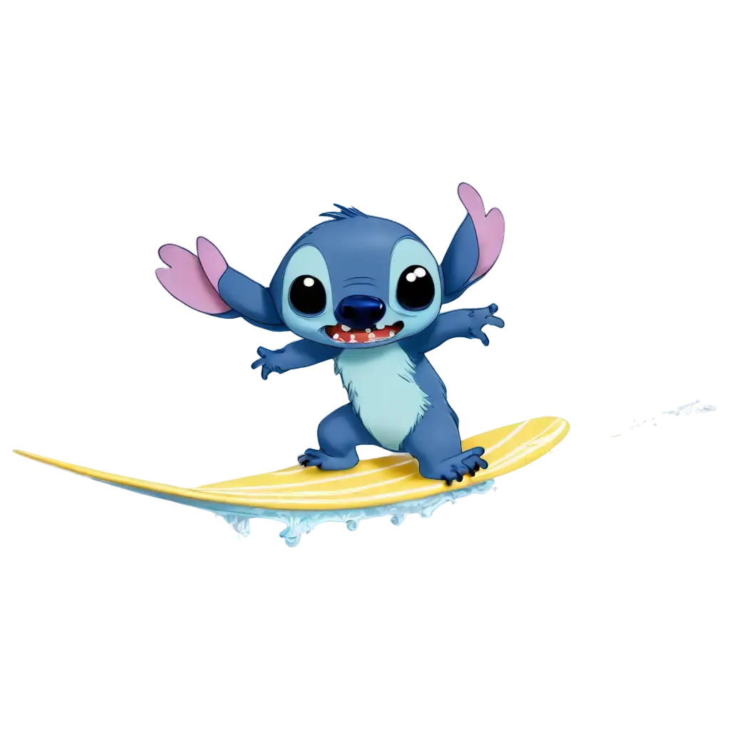 Stitch-Surfing-PNG-Image-HighQuality-Digital-Artwork-for-Various-Applications
