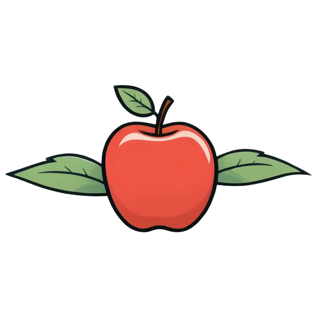 Red-Apple-Cartoon-PNG-Image-HighQuality-Transparent-Background