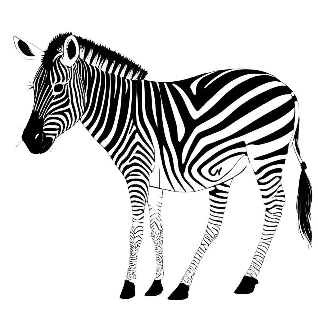 Zebra-Cartoon-PNG-Image-for-Creative-Projects-and-Design-Use