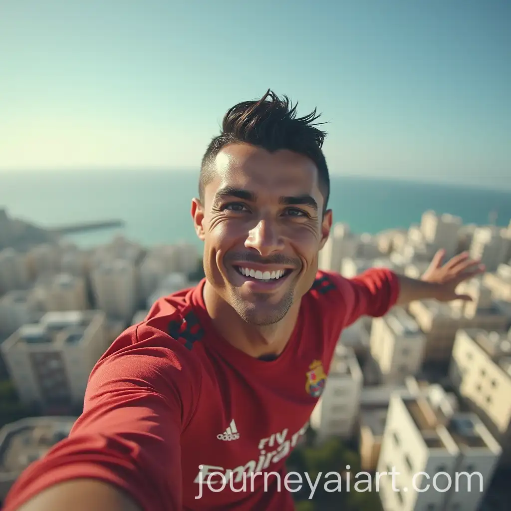 Cristiano-Ronaldo-Taking-a-Selfie-in-Flight-with-Realistic-Flying-Effect