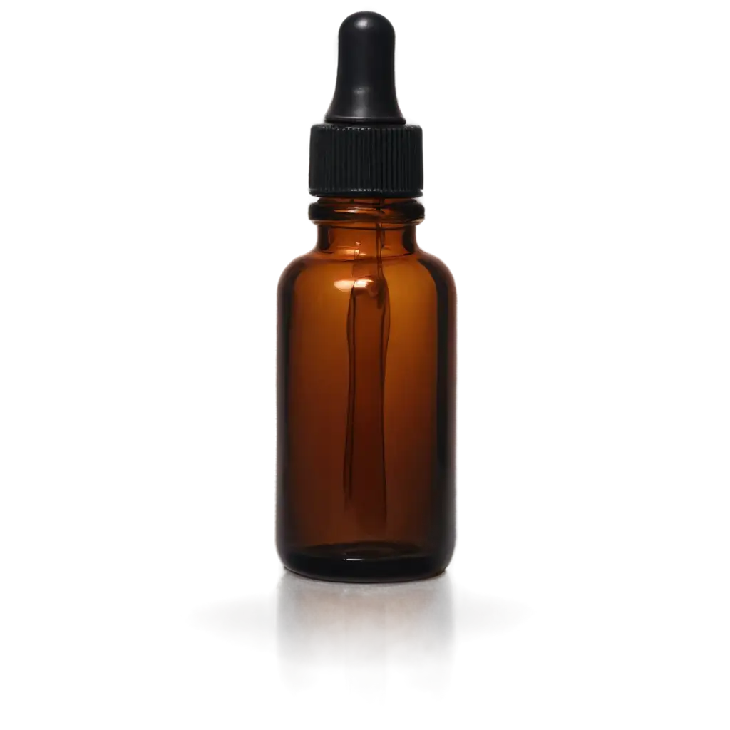 30ml bottle dropper amber, black cap and cap lock