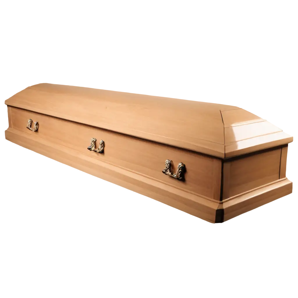 Elegant-Coffin-PNG-Image-Customizable-Funeral-Artwork