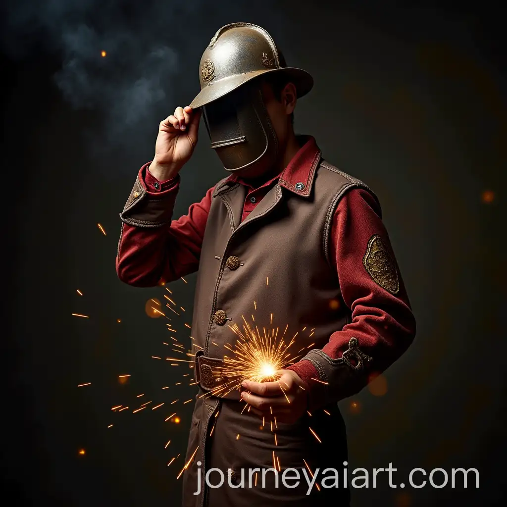 WelderAI-Image-Prompt-Expansion-in-Traditional-National-Costume-Working-in-Industrial-Setting