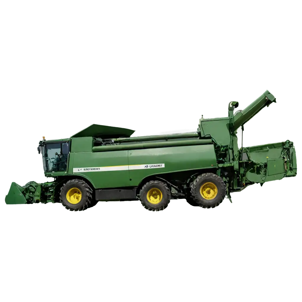 Side-View-of-a-Combine-Harvester-PNG-HighQuality-Image-for-Agricultural-Content