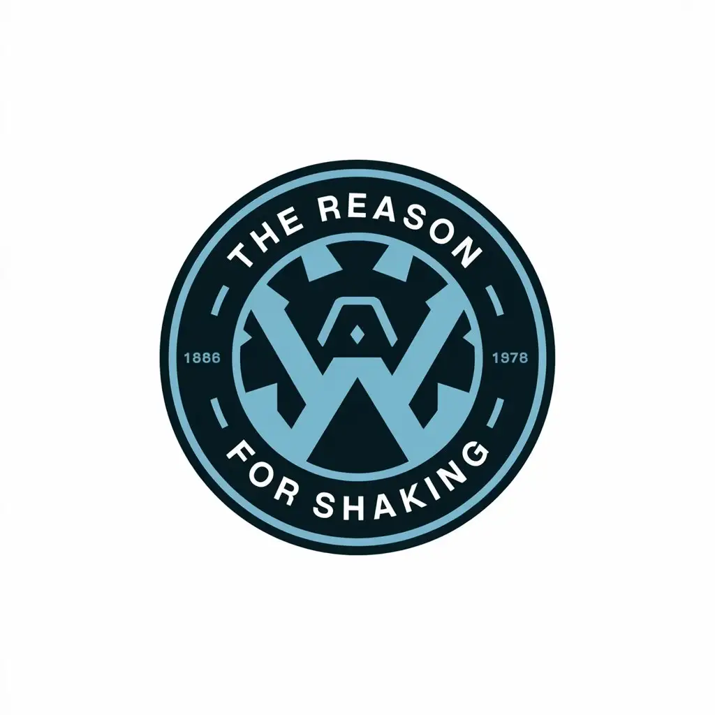 a vector logo design,with the text "the reason for shaking", main symbol:Wagner Group, round patch,Moderate,be used in Others industry,clear background