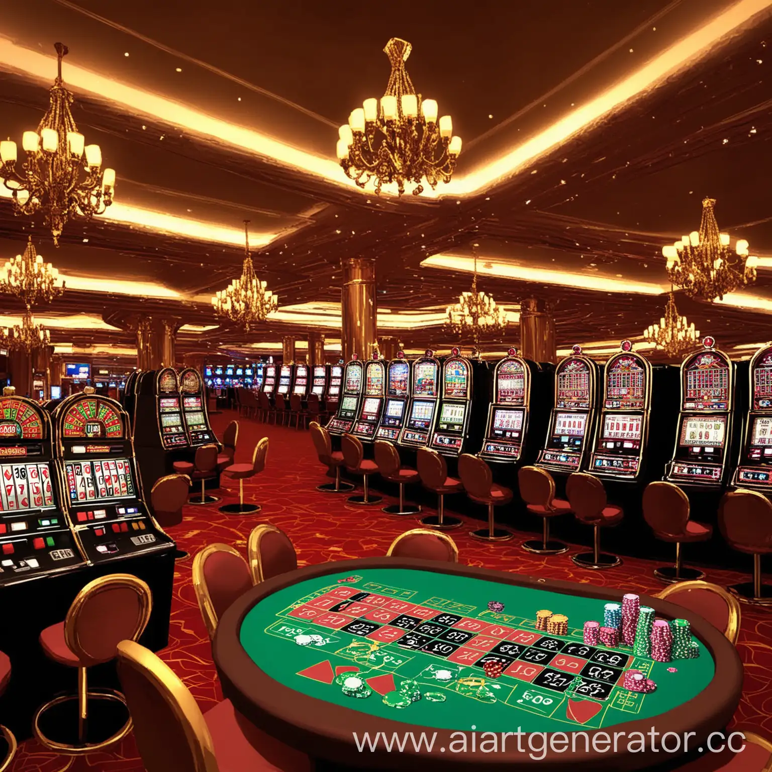 Vibrant-Casino-Night-with-Elegant-Card-Players-and-Glowing-Slot-Machines