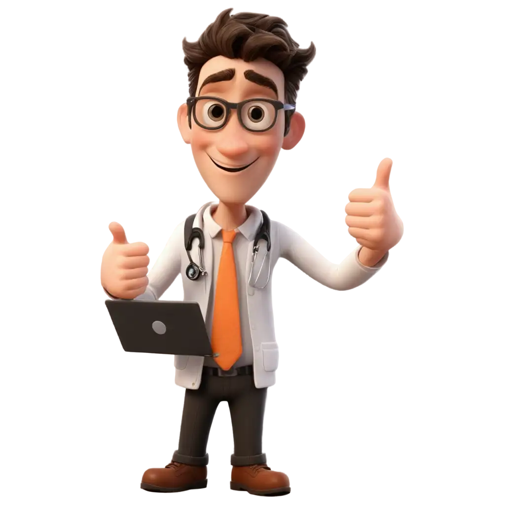 Computer-Doctor-Giving-Thumbs-Up-with-Screwdriver-PNG-Image