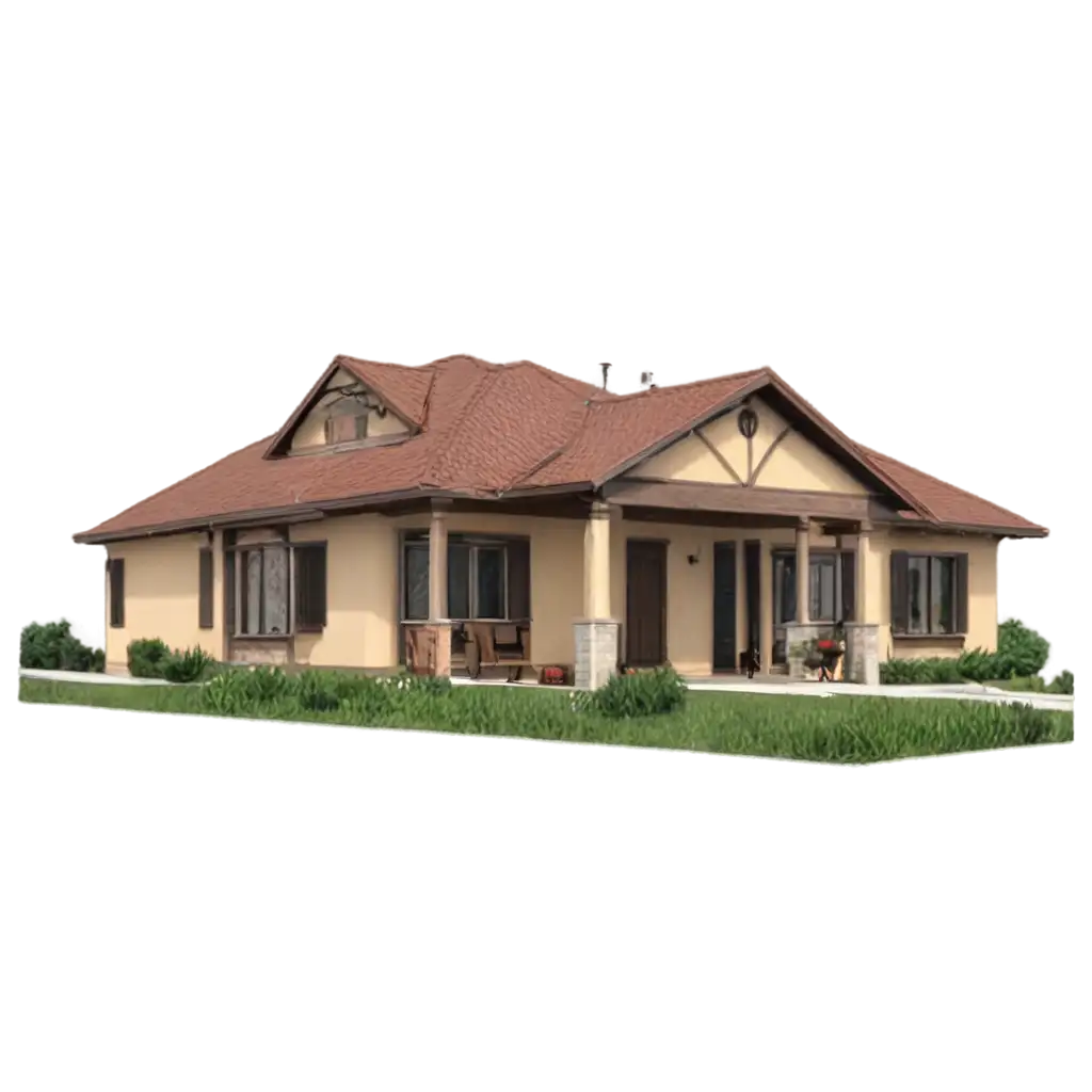 HighQuality-House-PNG-Image-for-Diverse-Design-Needs