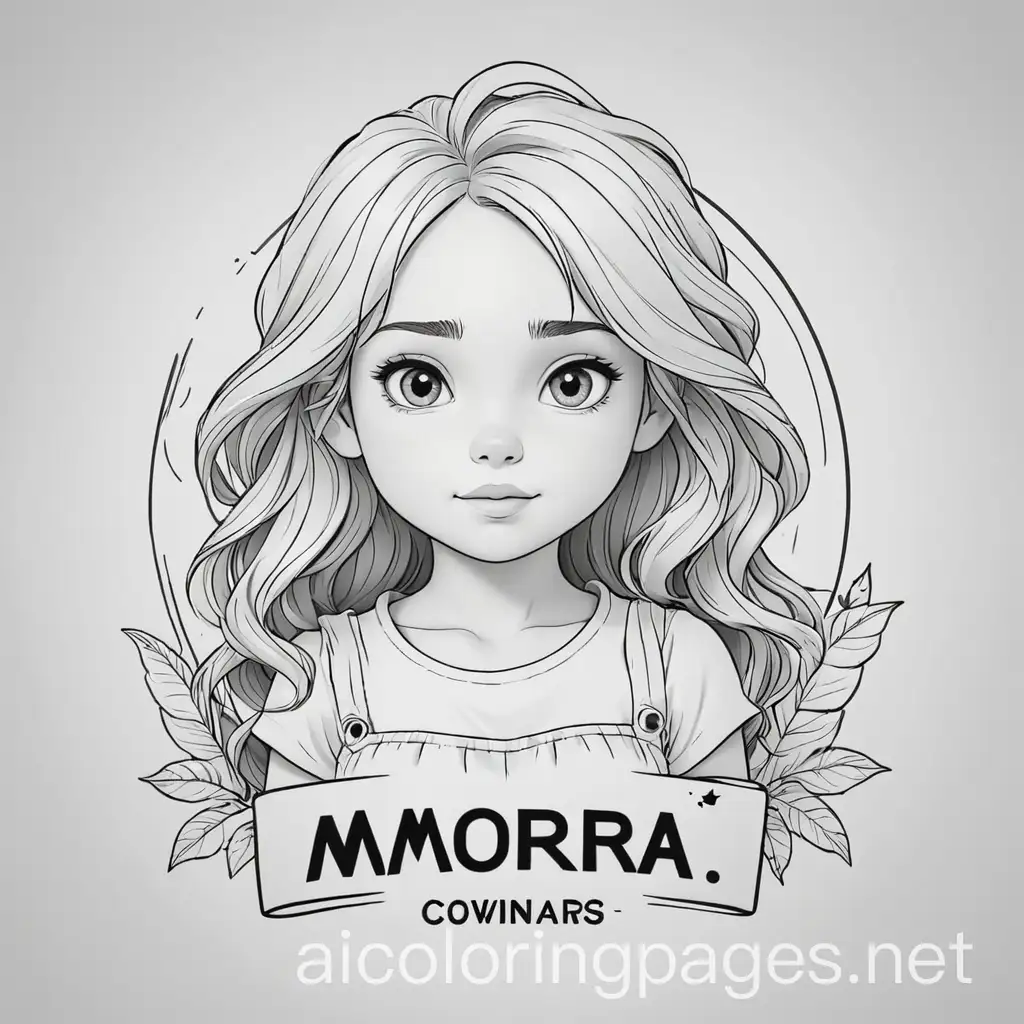 Simple-Line-Art-Coloring-Page-for-Childrens-Clothing-Store-Logo