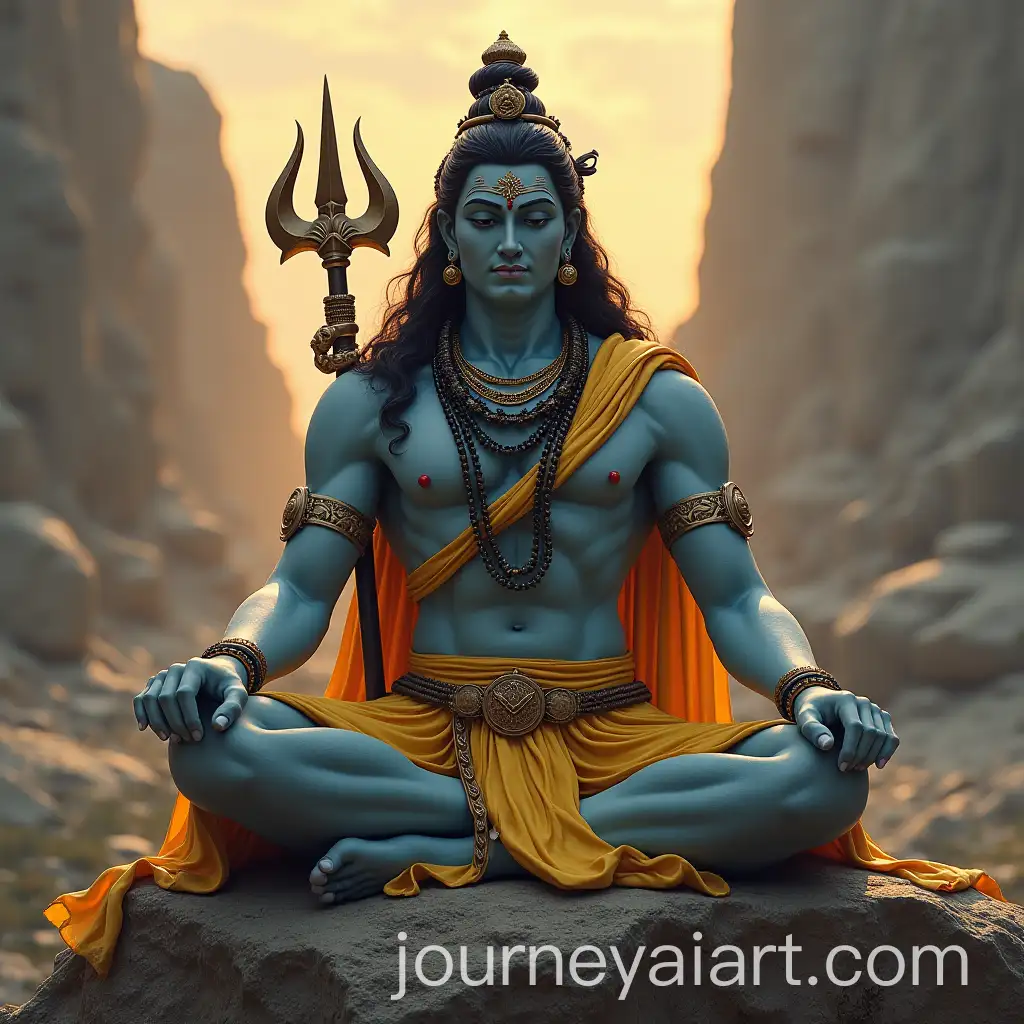 Majestic-Portrait-of-Lord-Shiva-in-Serene-Landscape